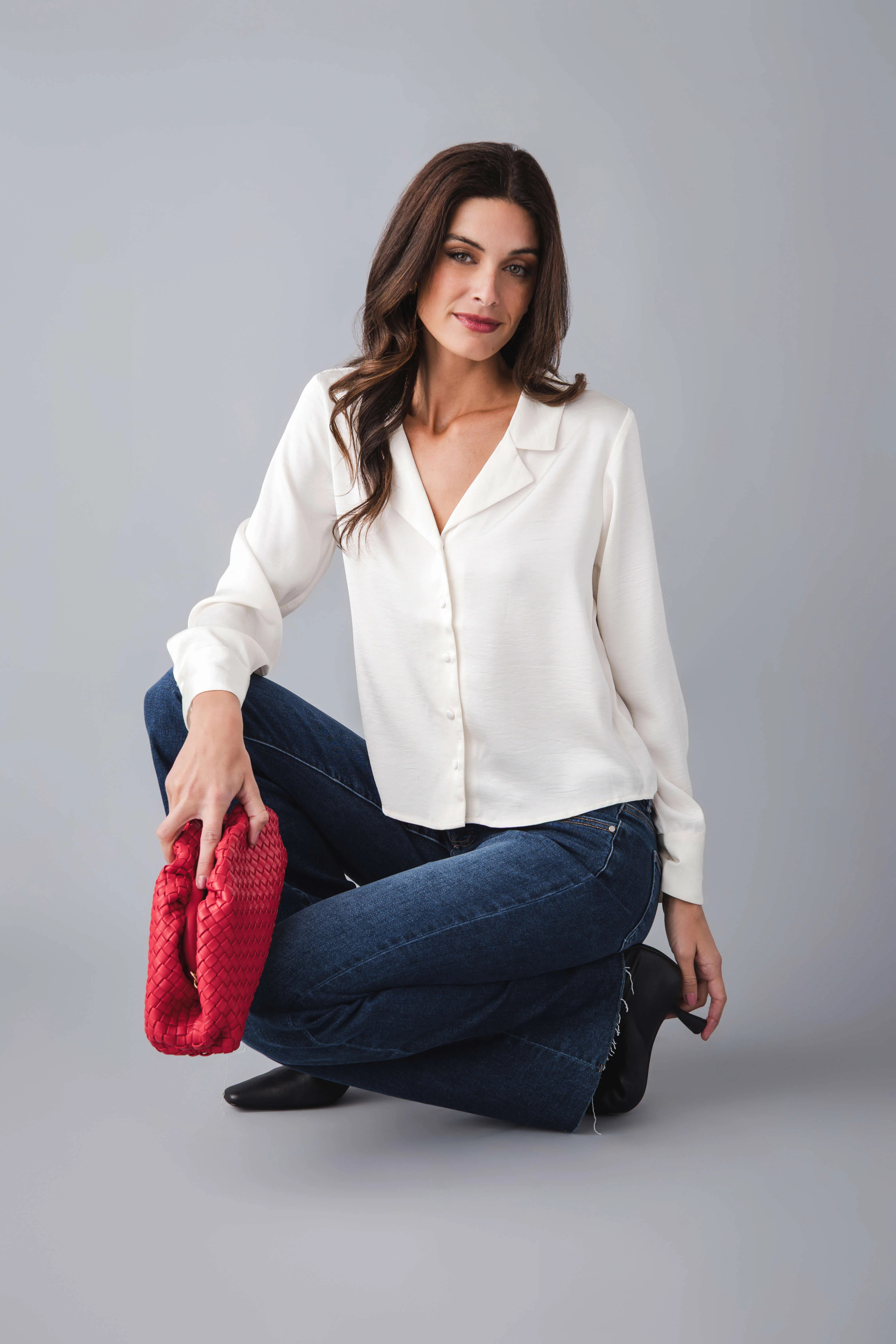 Z Supply Ana Satin Top | Social Threads