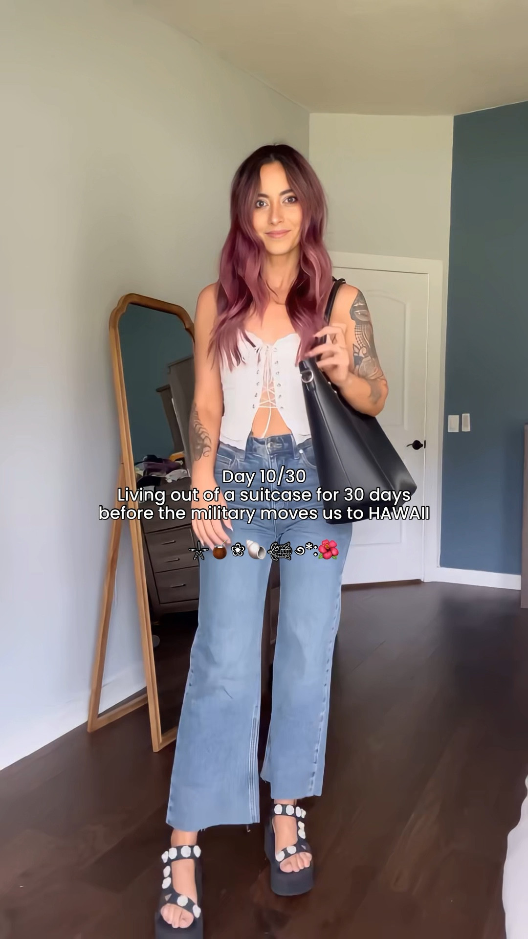 I’m a sucker for wide leg denim and platform shoes 🤭

This lace up top is going to be so fun to style. 

Spring fashion / wide leg jeans / alt girl / platform sandals / easy outfit / casual outfit / outfit inspo / for her / Nicki Bunting

#LTKstyletip #LTKfindsunder50 #LTKVideo