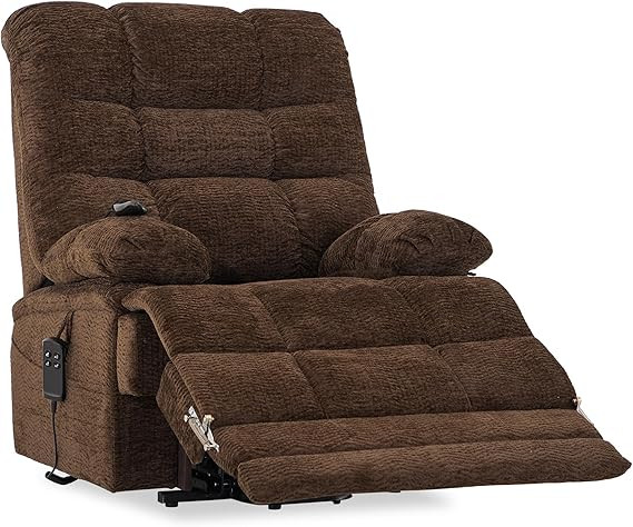 DYNOX Big & Tall Power Lift Recliner Chair for Elderly, Oversized Lay Flat Chair with Extended Fo... | Amazon (US)