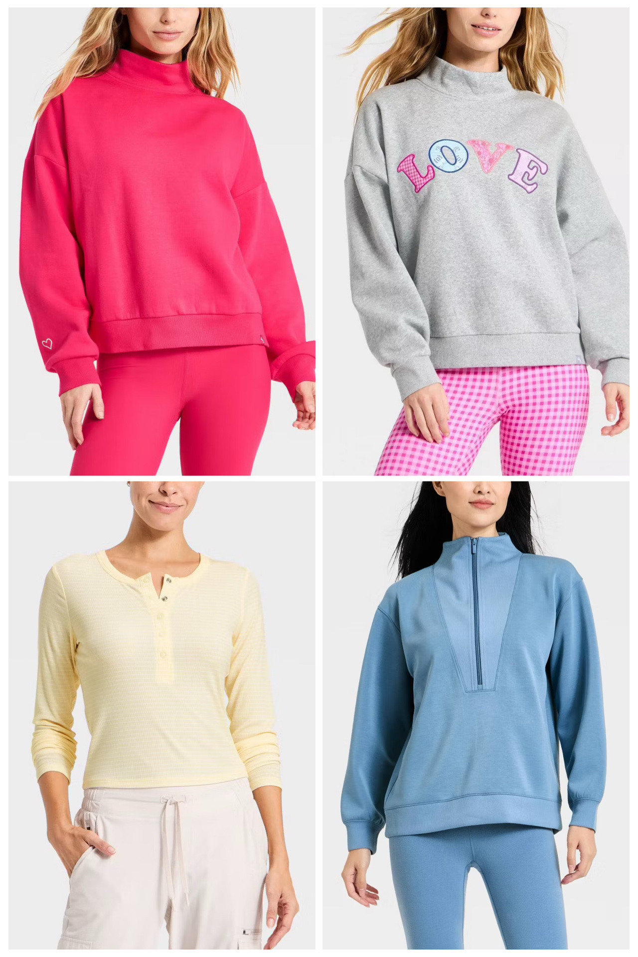 Target new arrivals, colorful activewear, JoyLab, cozy sweatshirt 

#LTKootd #LTKActive #LTKFindsUnder50
