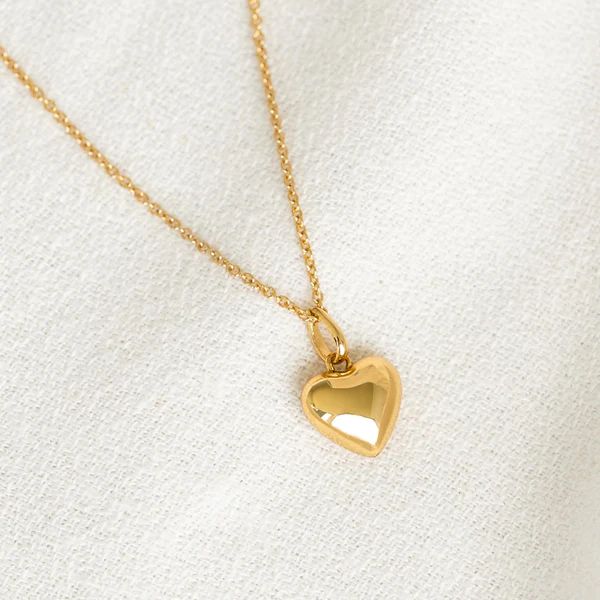 Puffy Heart Necklace | Linjer