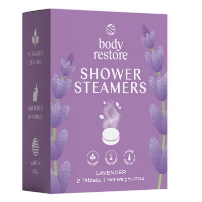 Body Restore Shower Bombs - 2oz/2ct - Lavender | Target