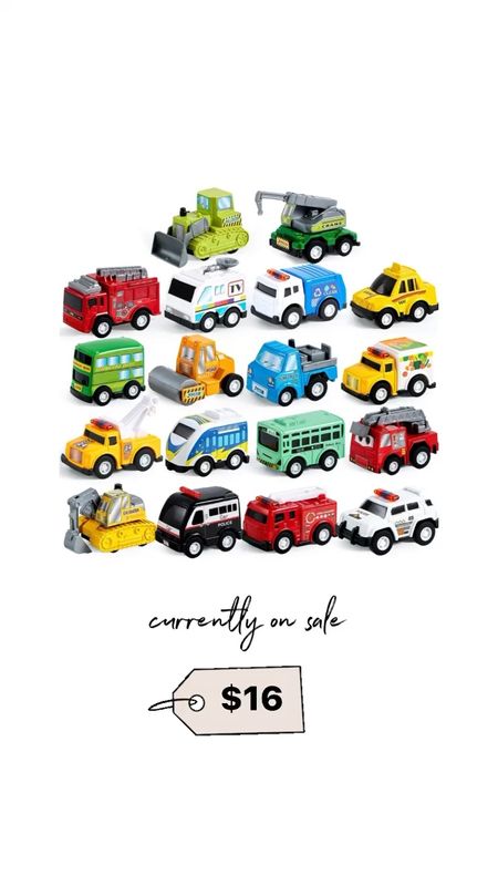18 piece car set currently on sale at Amazon for $16! 

This would make a great gift for any young child for Christmas! $16 is also a great stock up price to buy now and save for a birthday later in the year! 

Young, children, gifts gifts, guide, idea, ideas, kid, kids, car, cars, set, Amazon, finder, find, finds, sale, on, christmas, holiday, holidays, wishlist, boy, toddler.

#LTKkids #LTKsalealert #LTKGiftGuide