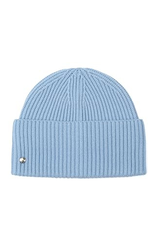 Kate Spade Spade Cuff Beanie, knit winter hat with metal spade detail