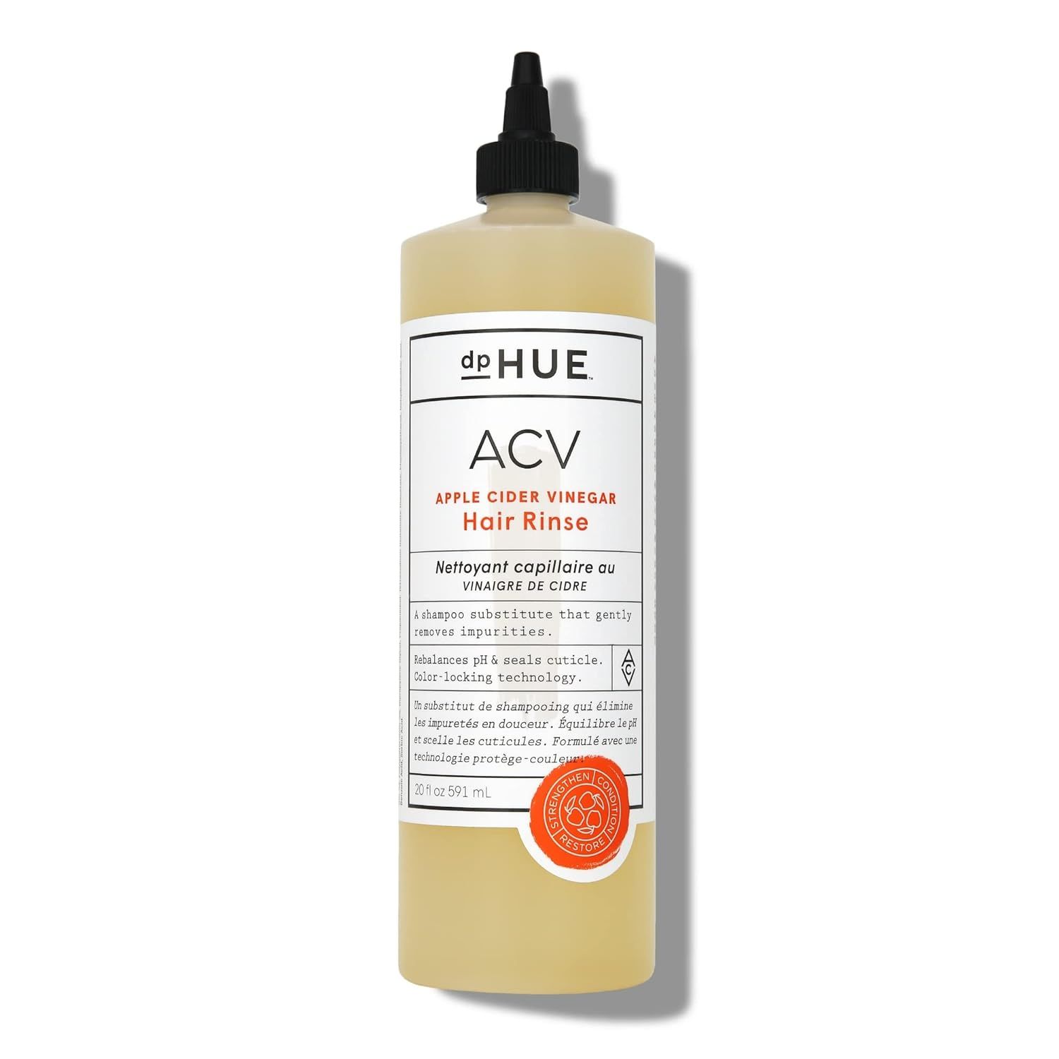 dpHUE Apple Cider Vinegar Hair Rinse, 20 oz - Shampoo Alternative & Scalp Cleanser - Removes Buil... | Amazon (US)