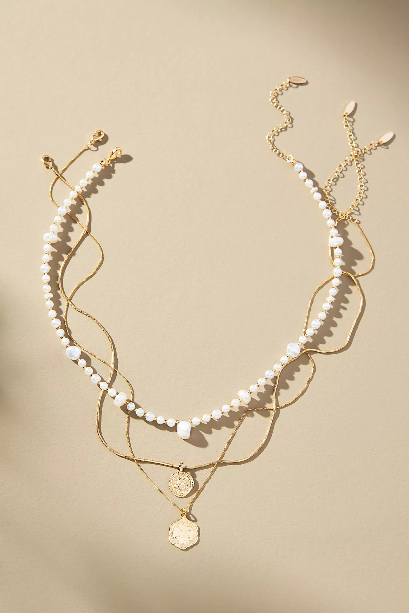 Shades of Sea Triple-Layer Necklace | Anthropologie (US)