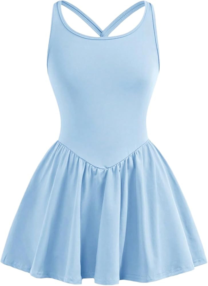 SOLY HUX Vestidos de tenis para ni\u00f1as, para verano, entrenamiento, golf, vestido atl\u00e9ti... | Amazon (US)