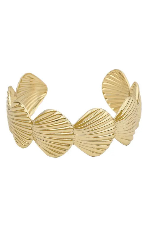 Panacea Shell Cuff Bracelet in Gold at Nordstrom | Nordstrom