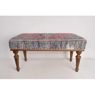 Ottoman Bench, Upholstered Bench Sitting Bench, Bench For Bedroom, Turkish Rug Bench, Kilim Bench, Home Decor Bench, Handmade Bench | Wayfair North America