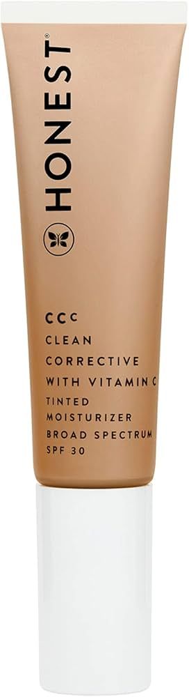 Honest Beauty CCC Clean Corrective with Vitamin C Tinted Moisturizer | Mineral SPF 30 | Vegan + C... | Amazon (US)