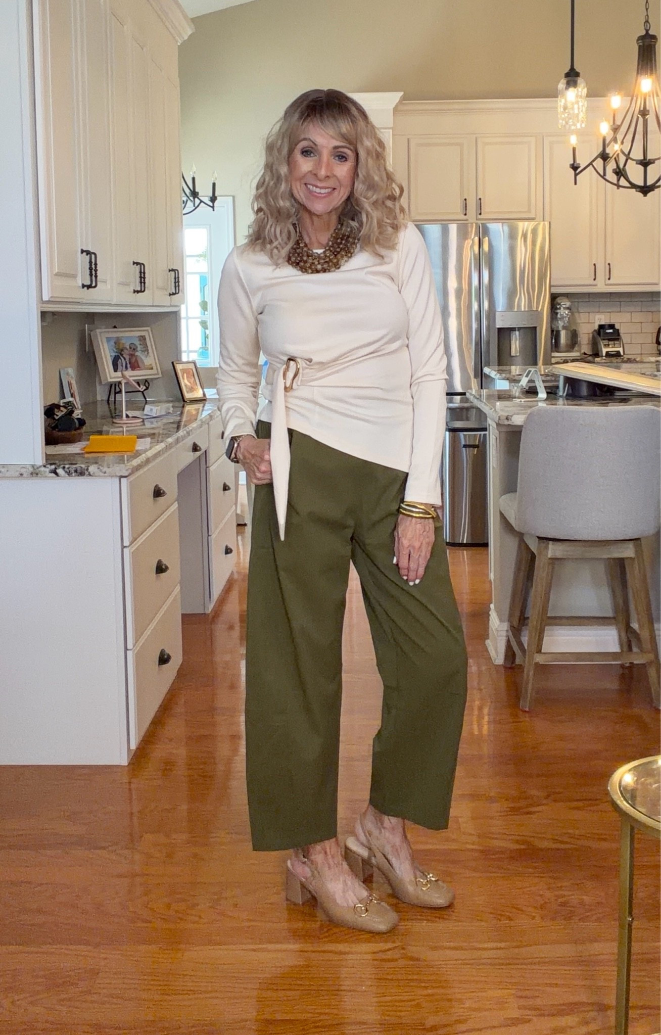 Loving how these pants will transition right into fall.

#LTKOver40 #LTKSaleAlert #LTKWorkwear