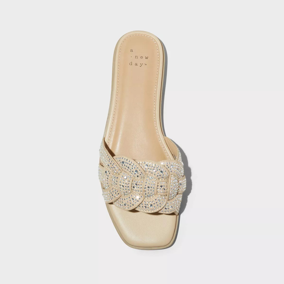 Women's Maggie Rhinestone Slide Sandals - A New Day™ | Target