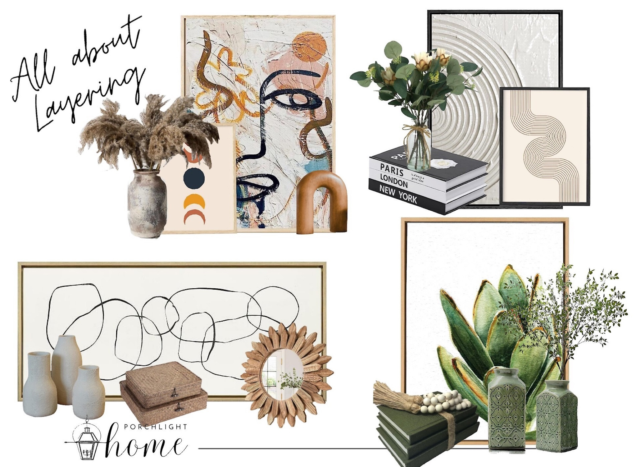 Art work
We’re all about layering artwork with accessories, plants, mirrors and even other pieces of artwork 🖼️. Laying your mantles, consoles and bookshelves with different textures and sizes creates a fun & interesting focal point! Artwork, art, mirrors, plants, faux plants, mantle, console table, book shelf, family room, living room, home decor, amazon, mcgee & co home decor 

#LTKSeasonal #LTKstyletip #LTKhome