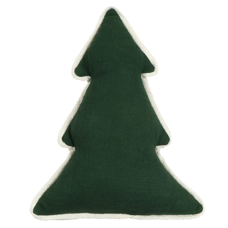 Crosby St Green Christmas Tree Throw Pillow, 18x22 | At Home