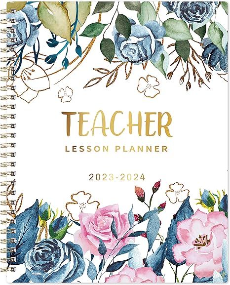 Teacher Planner 2023-2024 - 2023-2024 Weekly & Monthly Lesson Plan Book, July 2023 - June 2024, 8... | Amazon (US)
