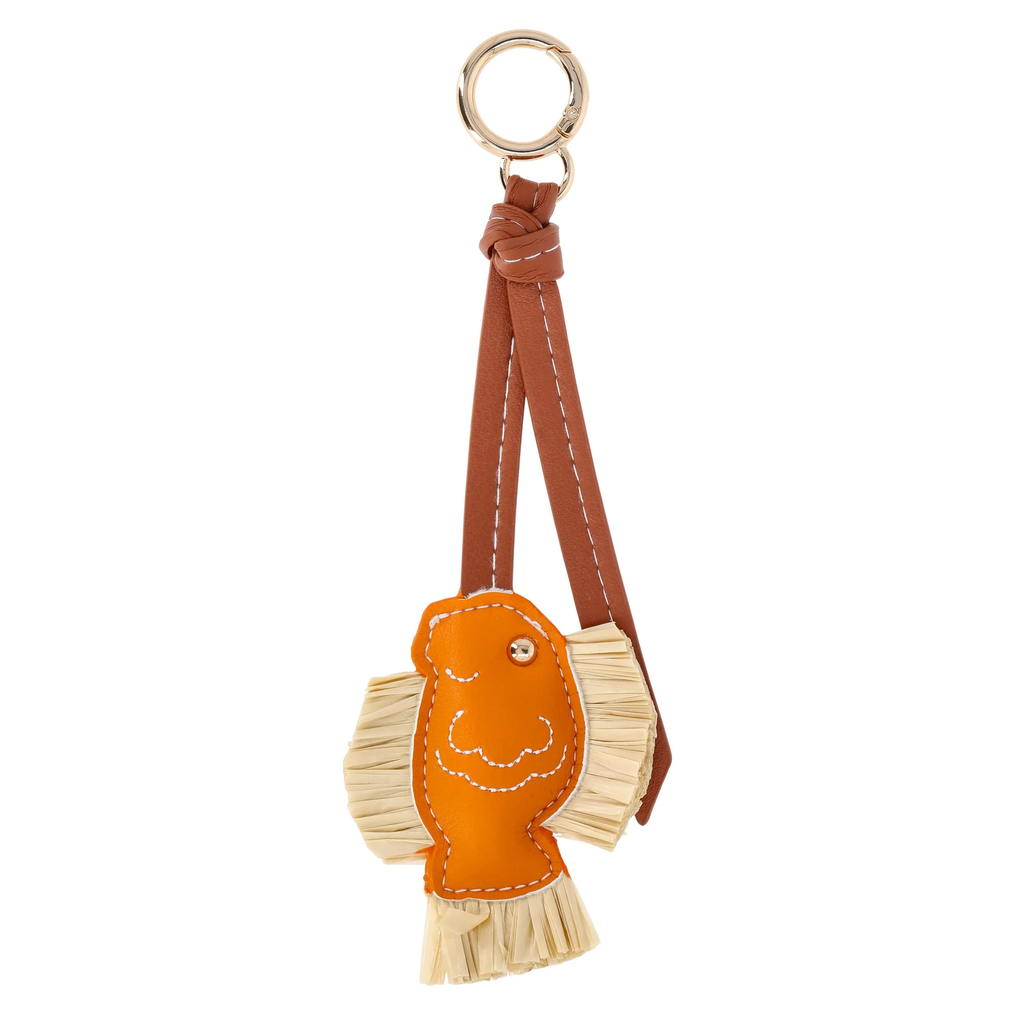 No Boundaries Women's Beach Icons Bag Charm, Orange Fish | Walmart (US)