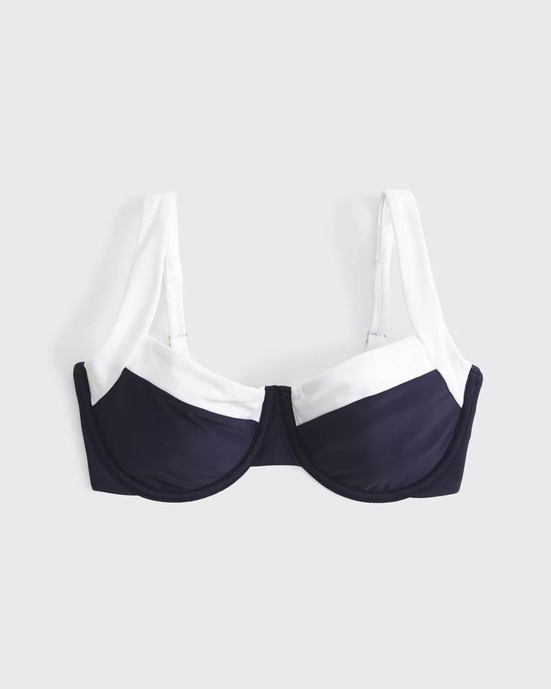 Women's Curve Love Wide Strap Underwire Bikini Top | Women's Swimwear | Abercrombie.com | Abercrombie & Fitch (US)