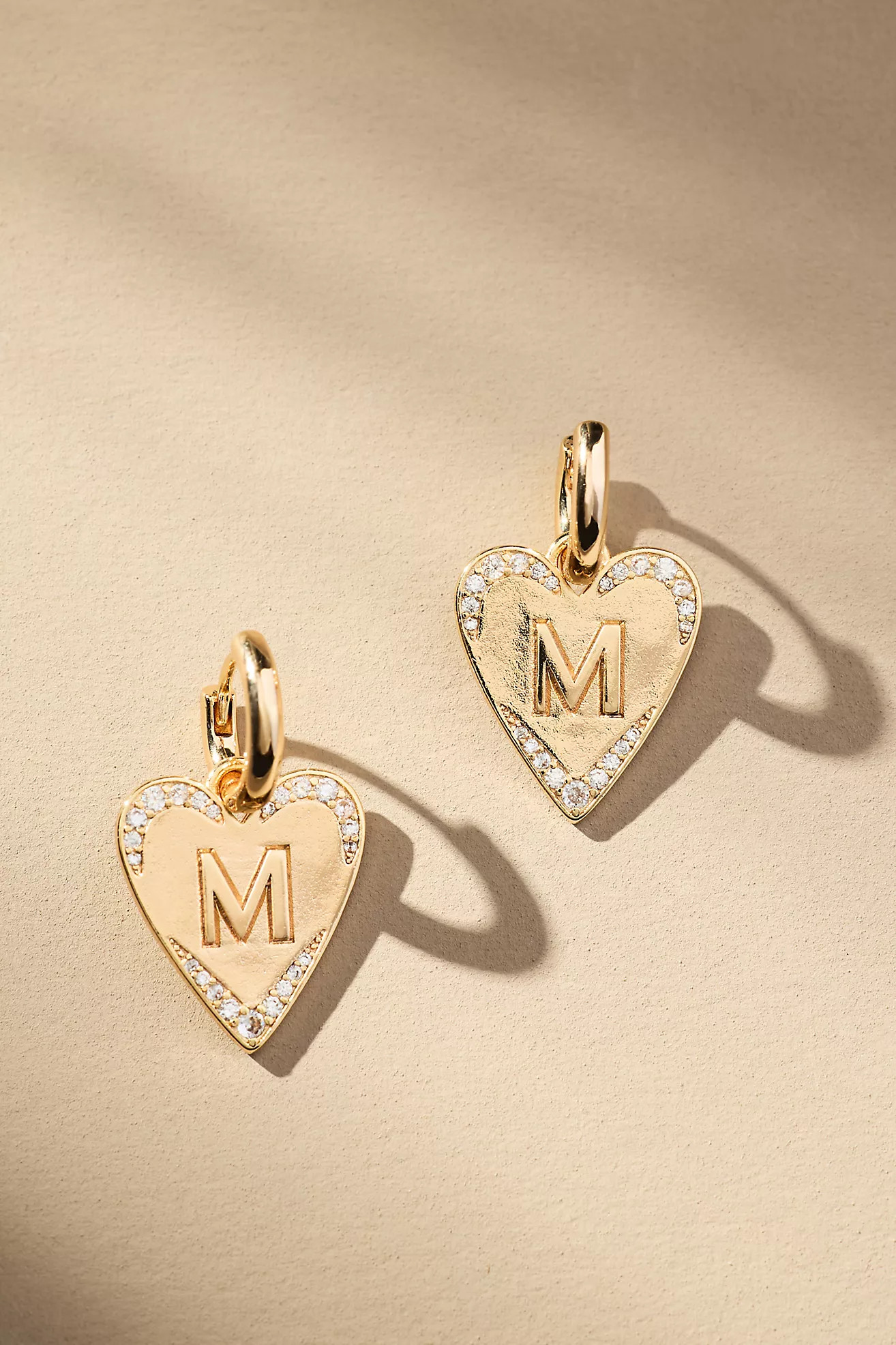 Heart Huggie Hoop Earrings | Anthropologie (US)
