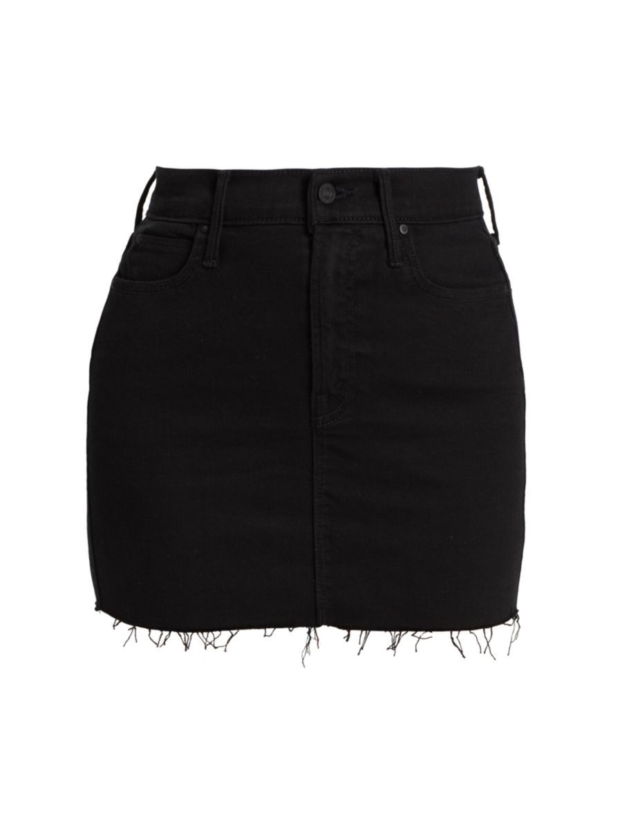 Cotton-Blend Denim Miniskirt | Saks Fifth Avenue