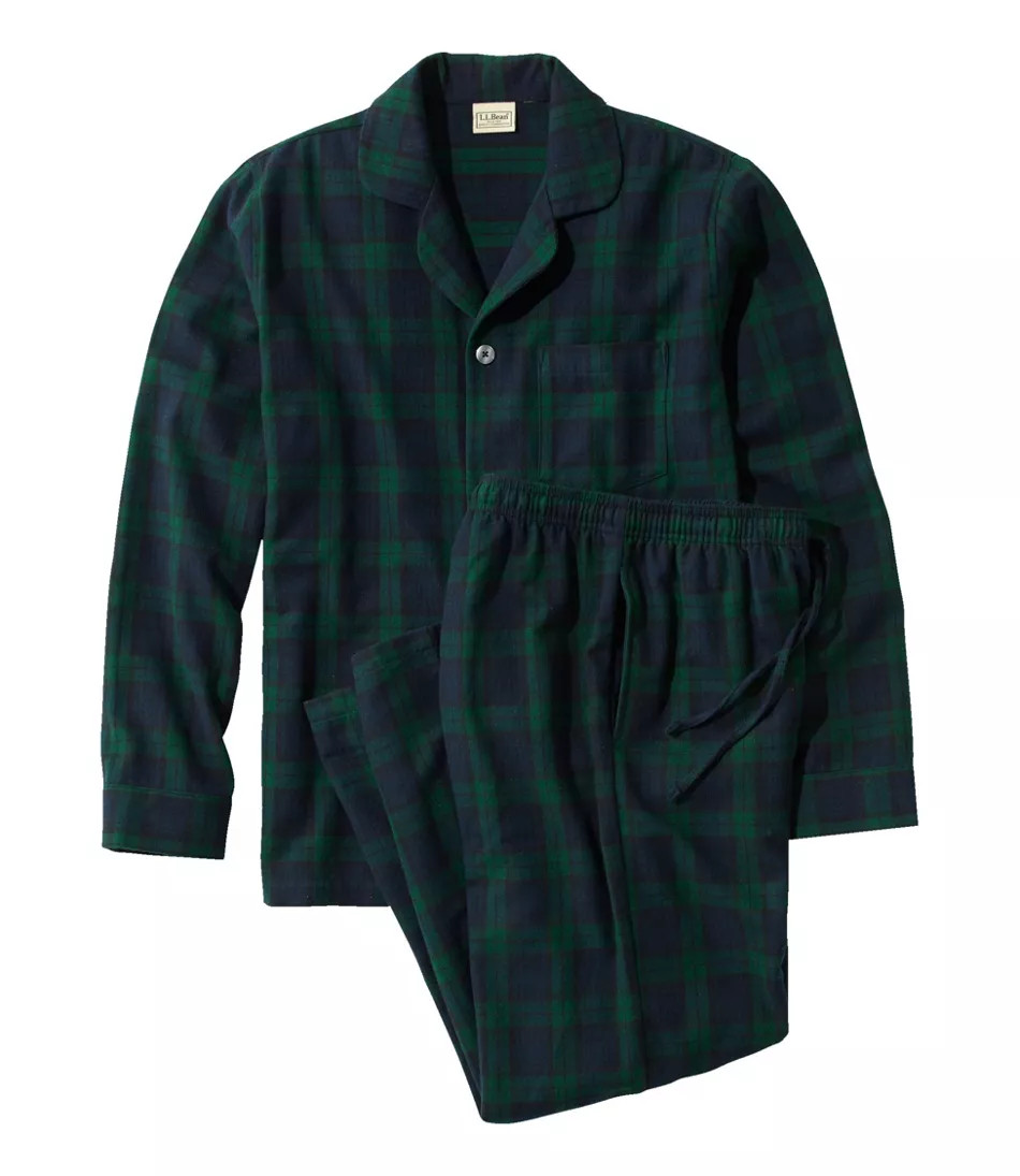 Men's Scotch Plaid Flannel Pajamas Vintage Tartan Medium L.L.Bean | L.L. Bean