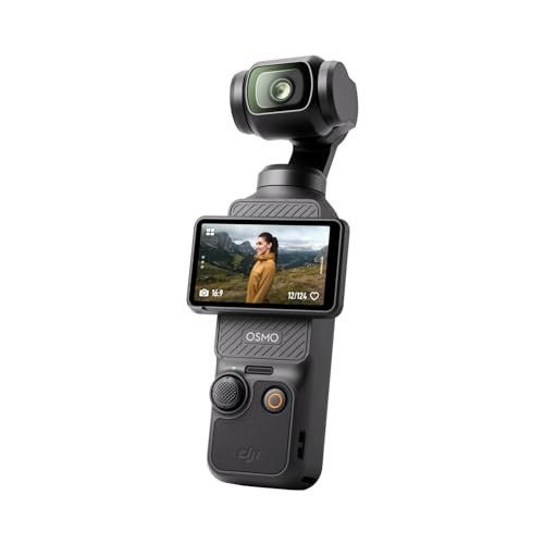 DJI Osmo Pocket 3, Vlogging Camera with 1'' CMOS & 4K/120fps Video, 3-Axis Stabilization, Fast Focusing, Face/Object Tracking, 2" Rotatable Touchscreen, Small Video Camera for Photography, Youtube | Amazon (UK)