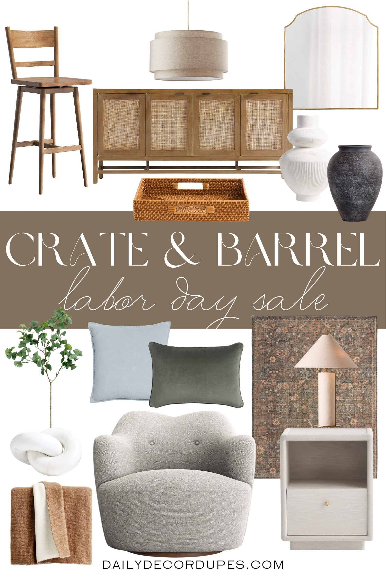 Crate & Barrel’s Labor Day Sale is here with up to 60% off, making it a great time to refresh your home for the season ahead. From stylish furniture and cozy home decor to beautiful kitchen essentials, there are plenty of elevated finds to browse. This sale is perfect for updating a living room, dining space, bedroom, or entertaining setup with timeless pieces. If you have been waiting to invest in those finishing touches that make your home feel extra special, now is the time to take a look before your favorites are gone. 🛋️🛒✨

Home more affordable option find similar look for less budget friendly affordable cheap cheaper beautiful pretty. Clearance sale coupon code discount code promo code luxury Inspo inspiration inspired by idea ideas Love like these? I share multiple every day in my FB group.
#CrateAndBarrel #CrateAndBarrelSale #LaborDaySale #HomeDecorSale #FurnitureSale #HomeDecorFinds #HomeRefresh #FurnitureDeals #LaborDayDeals 

 #LTKHome #LTKSaleAlert