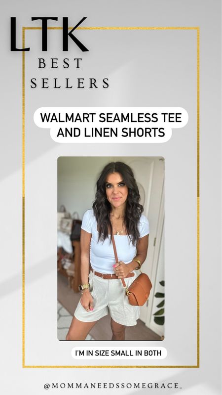 Weekly best sellers on Amazon! Walmart linen shorts and tee! Size small in both 

#LTKStyleTip #LTKSaleAlert #LTKFindsUnder50