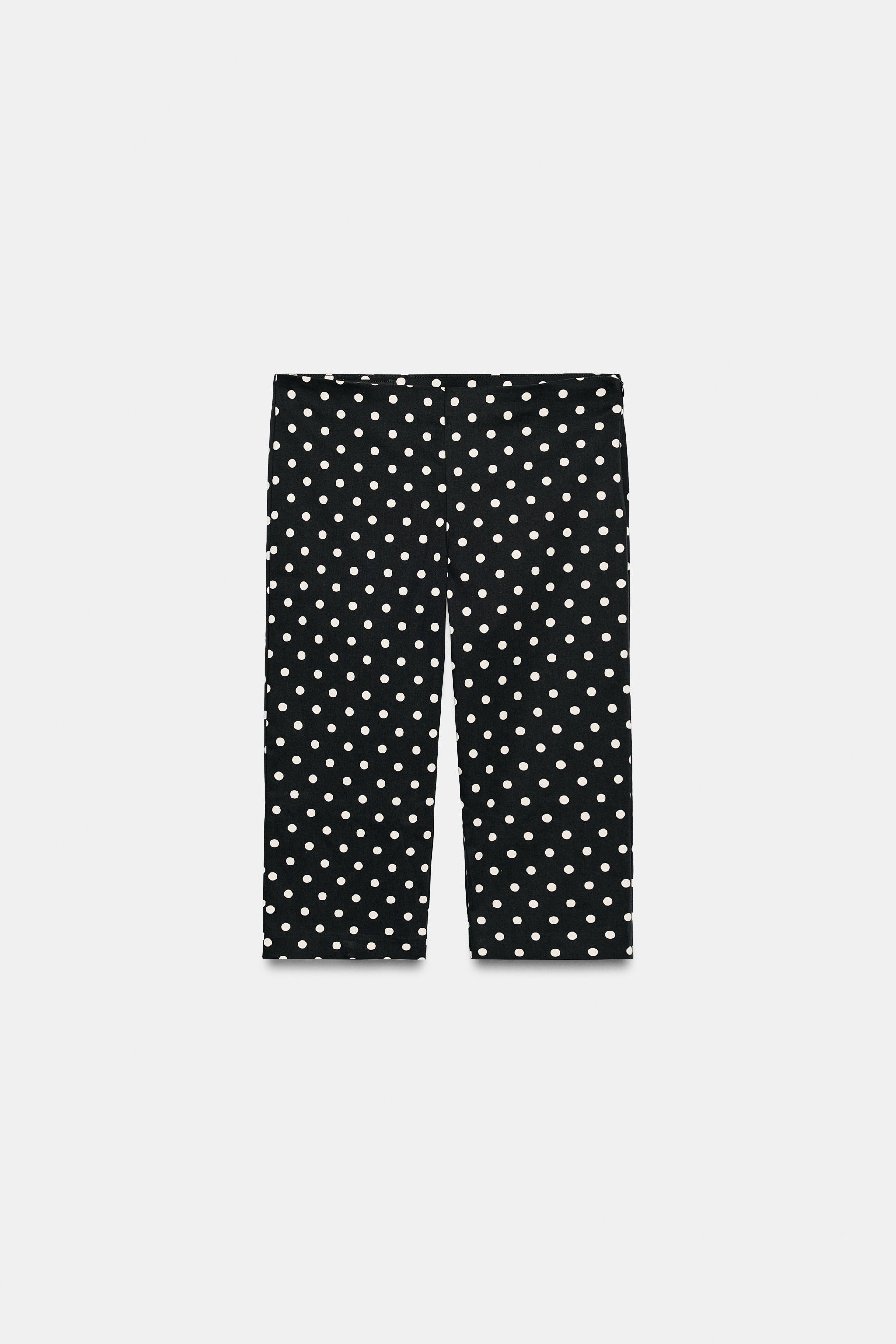 POLKA DOT CAPRI TROUSERS | Zara UK