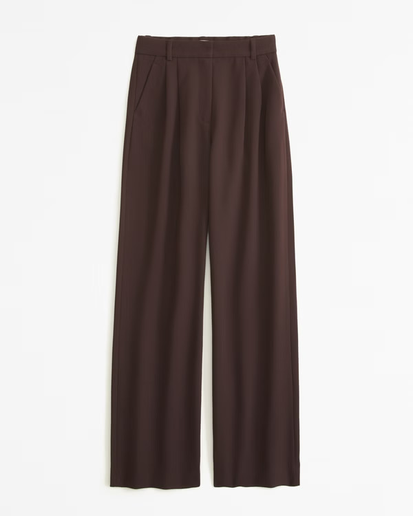 Women's A&F Sloane Tailored Pant | Women's Bottoms | Abercrombie.com | Abercrombie & Fitch (UK)