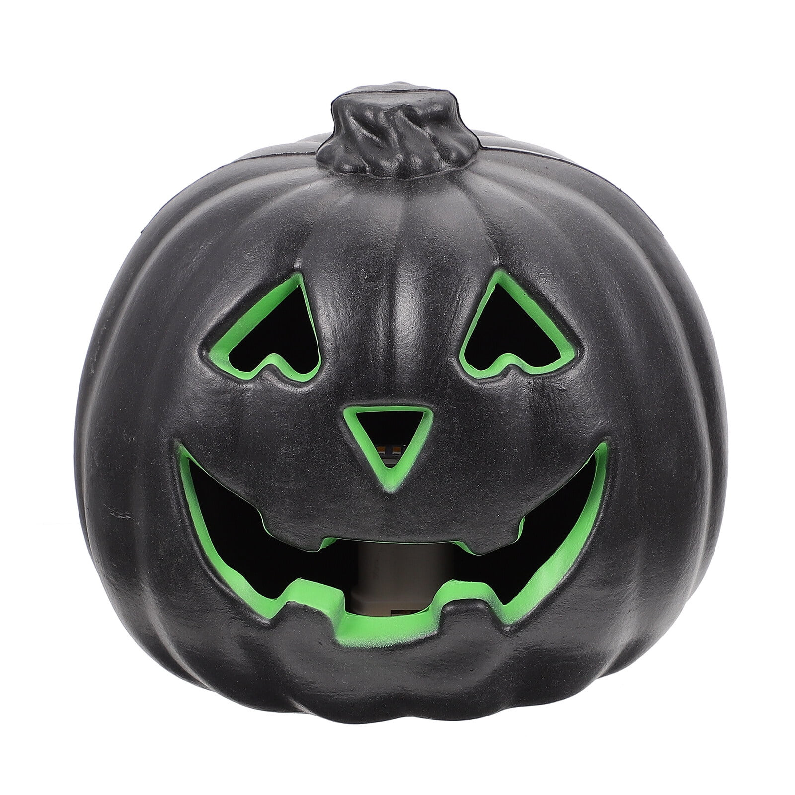 1Pc Chic Halloween Funny Prank Pumpkin Light Adornment for Party Decor (Black) | Walmart (US)