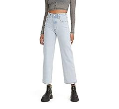 Levi's Women's Premium Ribcage Straight Ankle Jeans | Amazon (US)