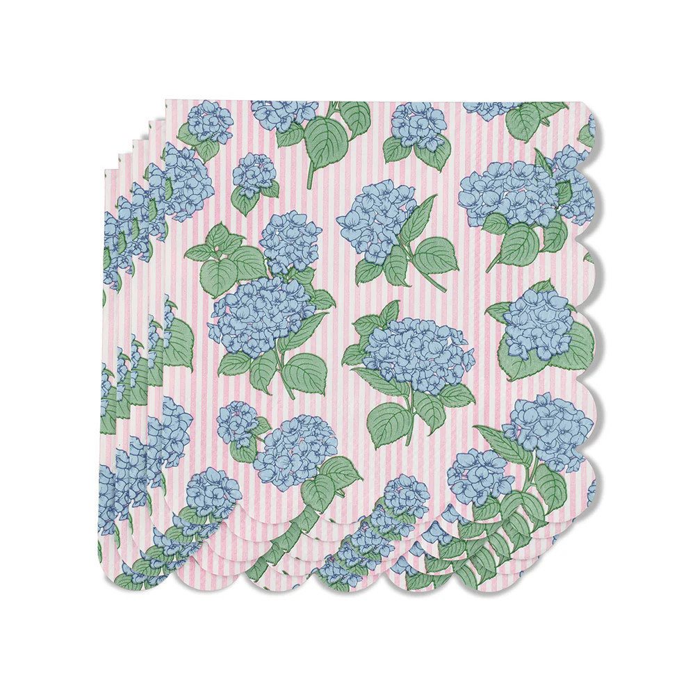 Hydrangeas Cocktail Napkins | Swig Life