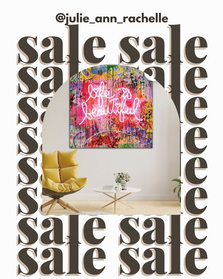 IN 20+ CARTS
50% off sale for the next 18 hours
Life is Beautiful, Trendy Wall Art, Motivational Art, Pop Art, Graffiti Canvas, Contemporary Art, Trendy Wall Decor, Street Art Canvas

SALE Price: $37.49+
Original Price:$74.99+

Arrives soon! Get it by Dec 18-21
 if you order today
Returns & exchanges accepted

Life is Beautiful Canvas Wall Art is handmade by me so if you have any special size or design, please feel free to contact to me

This Canvas wall art tress is a canvas print using the highest quality fade resistant ink guarantees perfect color and it is easy to hang.

Canvas paintings are magnificent products that will change the atmosphere of your home and workplace.

These canvas wall art printings has a well-designed high-end artwork.

Fast shipping and product was well packaged to prevent any damage.

A 100% satisfaction guaranteed.

Best Gift Choice
A High-grade canvas home art painting is the best gift for Relatives, Lovers and Friends like Birthday, Valentines day, Anniversary, Graduation, Christmas, New Years and more

Your canvas painting will be shipped a few days after you place your order and you will receive the tracking number immediately.

Large canvas print is stunning and lightens up the room that can caught your eye

Ready-to-hang canvas paintings are perfect for your bedroom, living room, kitchen, lounge, nursery and office walls.

Feel free to contact us for any question and we will do our best to assist you with your concerns.

Thank you... Emre

#LTKGiftGuide #LTKkids #LTKsalealert