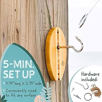 Tiki Toss Ring Toss Game for Adults & Kids - Hook and Ring Games with String and Hooks for Indoor... | Amazon (US)
