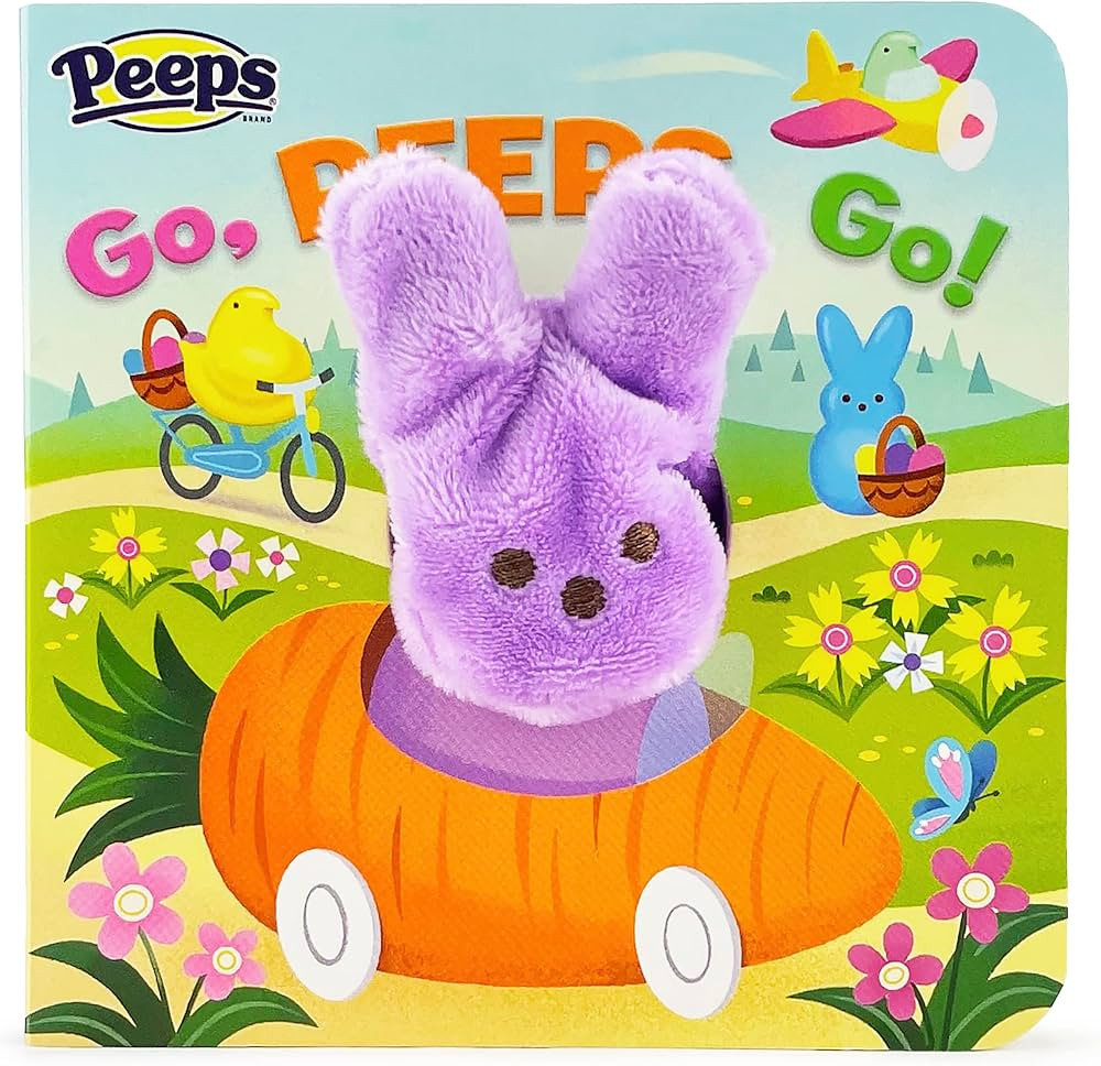Go, Peeps, Go! Peeps Finger Puppet Board Book Easter Basket Gifts or Stuffer for Baby or Toddlers | Amazon (US)