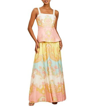 Mestiza New York St. Germain Venetian Paisley Convertible Gown | Dillard's | Dillard's