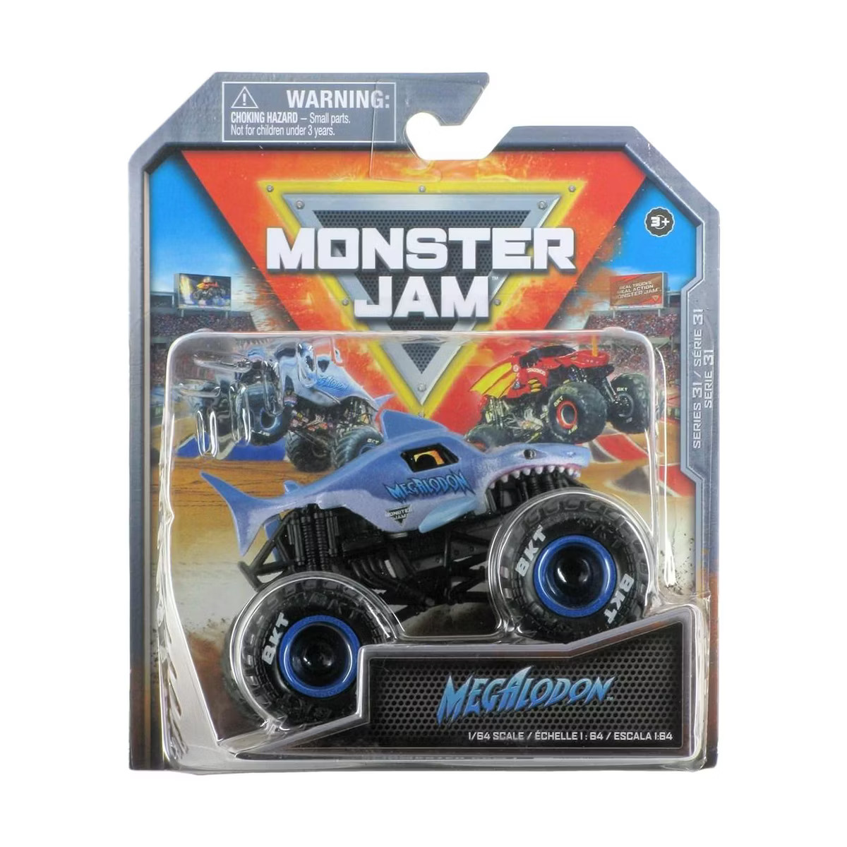 Monster Jam, Official Megalodon Monster Truck, Die-Cast Vehicle, 1:64 Scale | Target