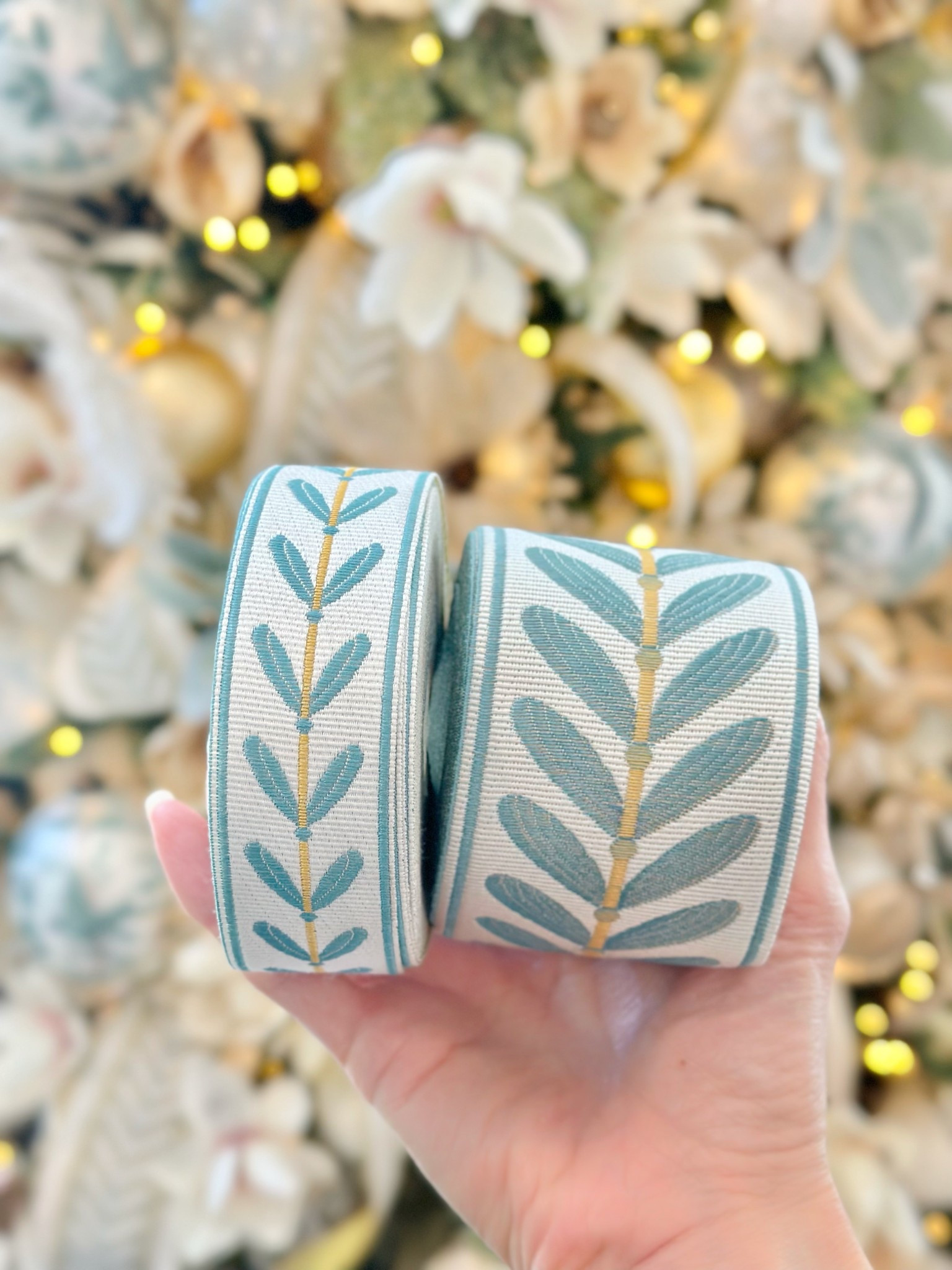 Amazon fabric trim ribbon - I used the larger size for my Christmas tree- you can also add it to Christmas gifts, pillows, curtains etc 

#LTKHome #LTKFindsUnder50 #LTKSaleAlert