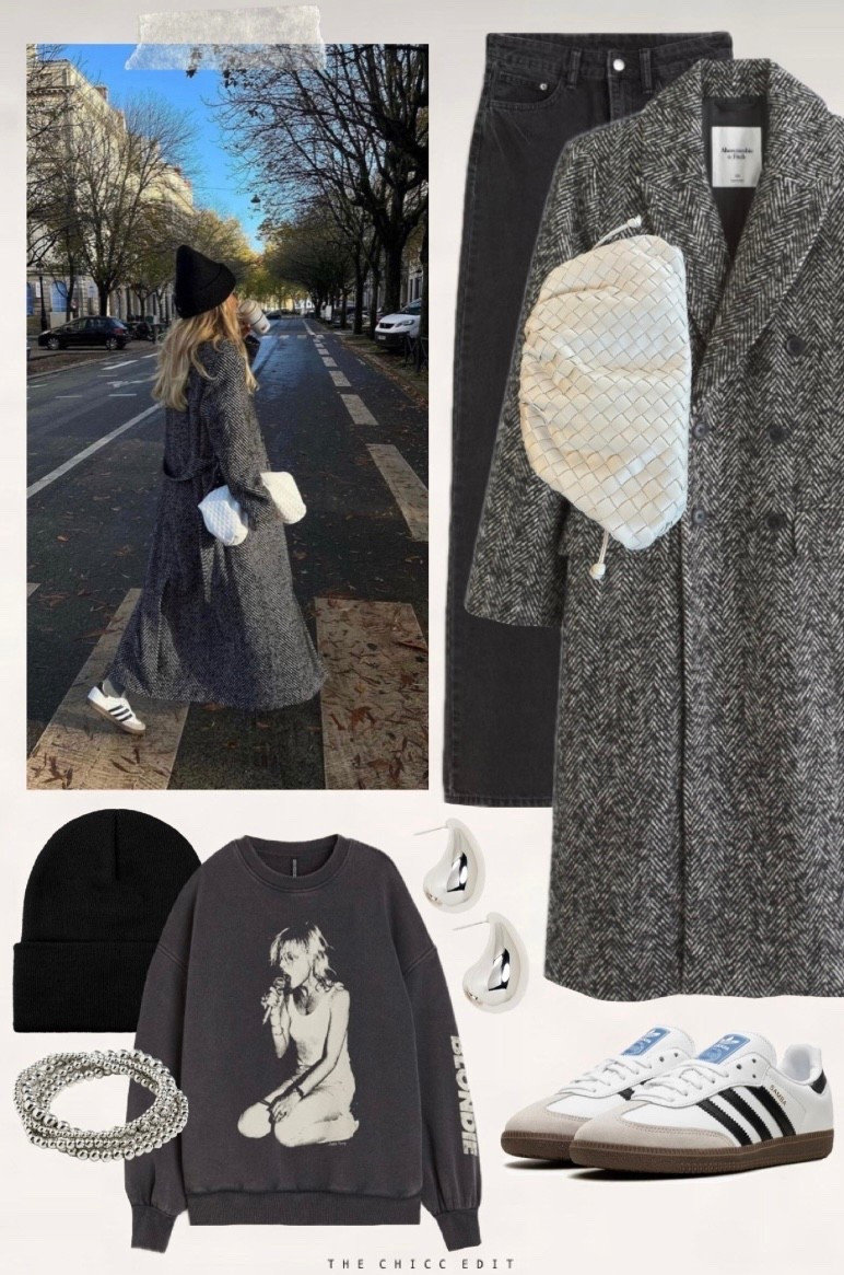 Shop the look 🩶

#outfit #adidas #coat #sweatshirt #jeans bracelet dupe dumpling bag earrings beanie 

#LTKootd #LTKgrwm #LTKActive