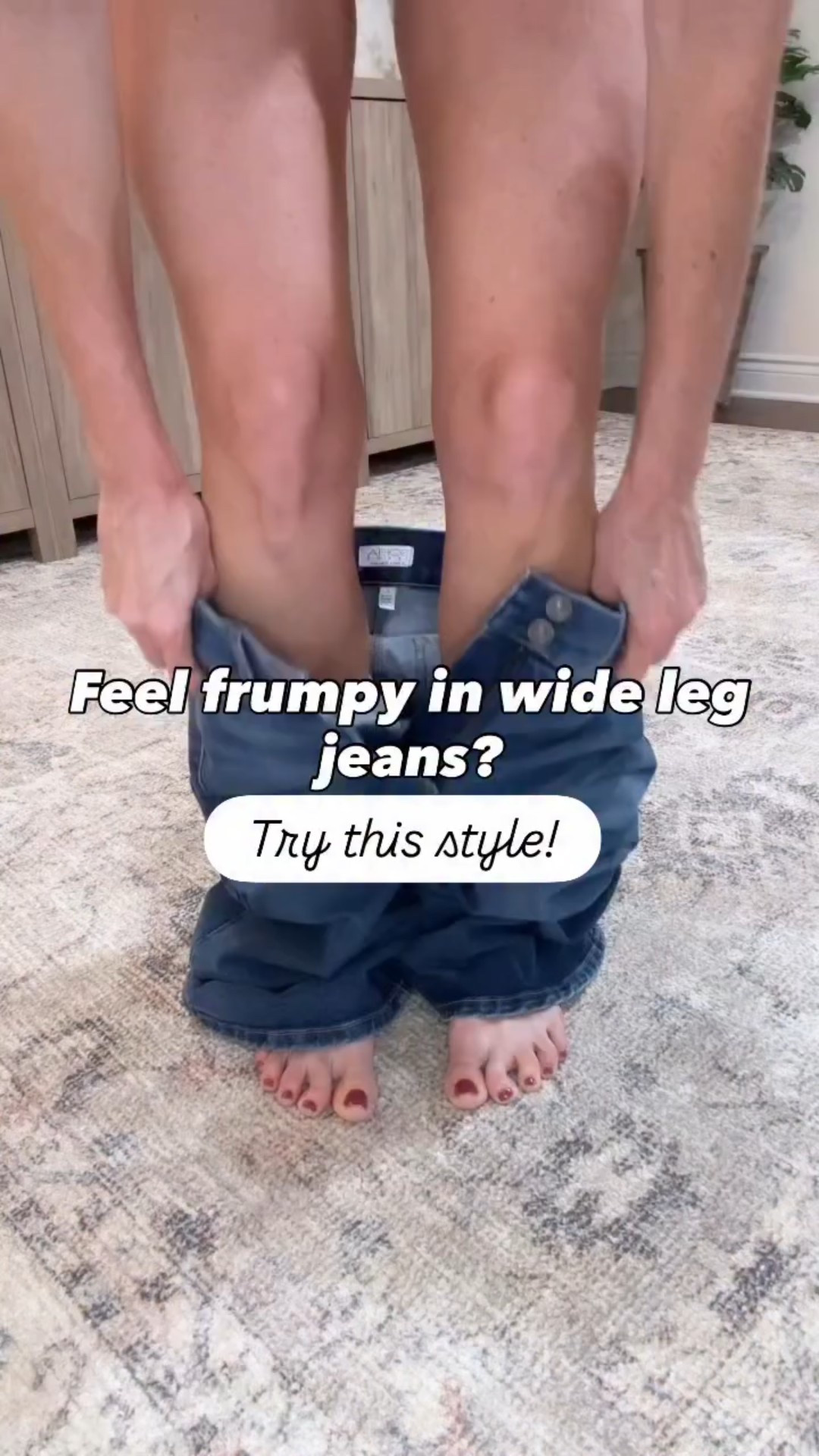 I found these flattering Walmart wide leg jeans that are frump-free and so comfortable! The jeans have some stretch to them but also enough structure to keep them from sagging. They flatter and elongate the legs too. 

💡Tip! Opt for pointed shoes or boots to elongate the legs!

Fit is true to size and I’m 5’6” and I’m wearing regular length. The also come in petite and tall. They come in many colors and fit is true to size. 

#walmartfashion #over40style #fashiontipsforwomen #budgetfashion #fashionover50 #widelegjeans

#LTKFindsUnder50 #LTKootd #LTKOver40