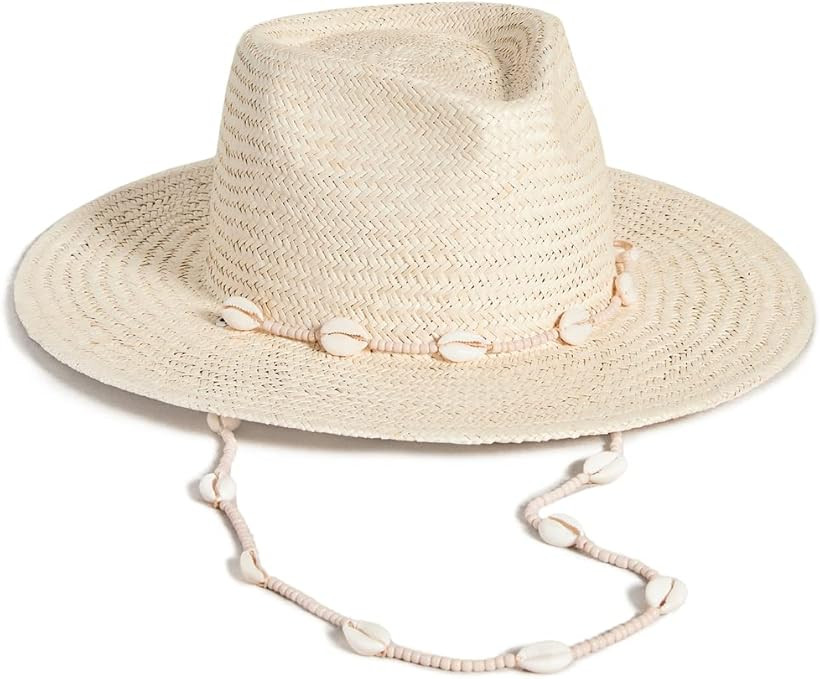 Lack of Color Women's Seashells Straw Fedora | Amazon (US)
