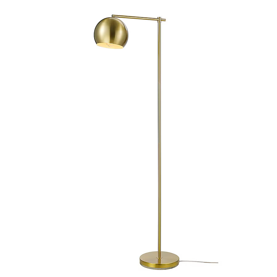 Origin 21 60.125-Inches Matte Brass Downbridge Floor Lamp with Metal Shade | Lowe's