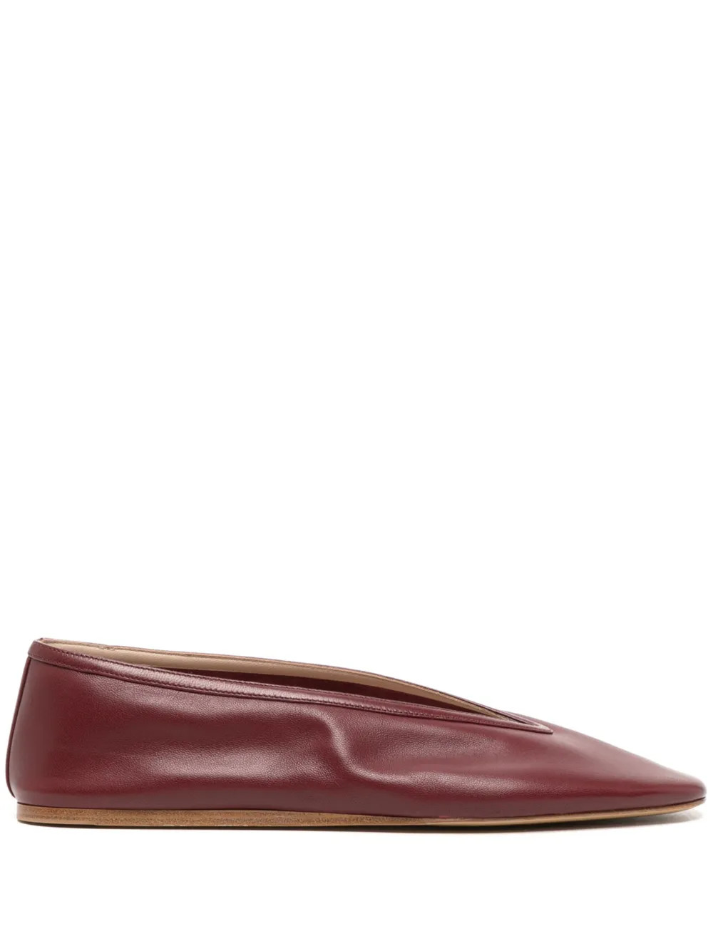 Le Monde Beryl Luna Leather Ballerina Shoes - Farfetch | Farfetch Global