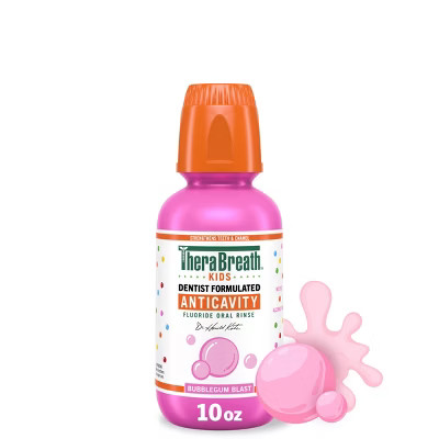 TheraBreath Kids Bubble Gum Mouthwash - 10oz | Target