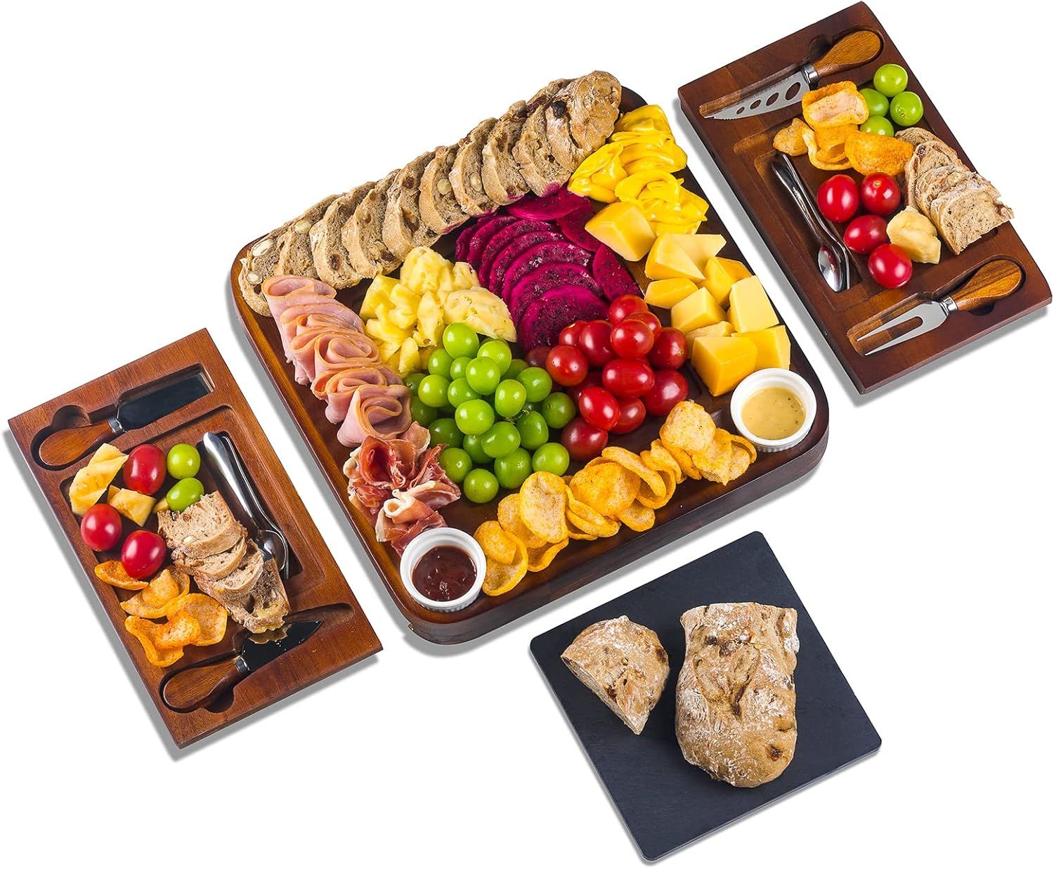 KENTON Charcuterie Boards,Large Charcuterie Board Gift Set,Cheese Board Set,Unique Women Gifts fo... | Amazon (US)
