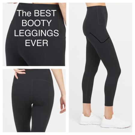 These LEGGINGS from Spanx are amazing! Smooths you out and booty boost! 

#LTKunder100 #LTKfit #LTKFind