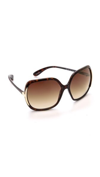 Marc By Marc Jacobs Oversized Sunglasses - Dark Havana | Shopbop