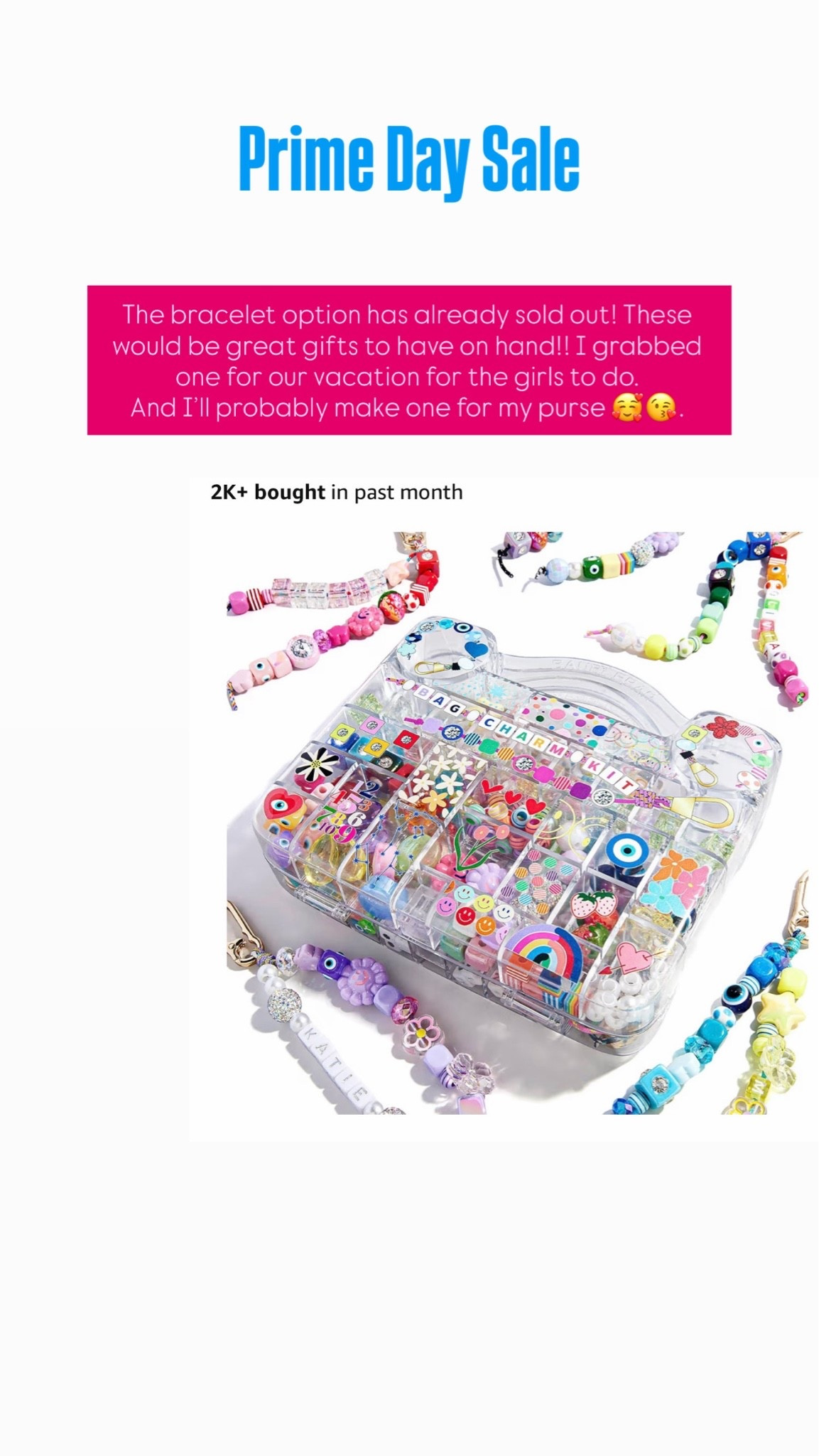 Such a fun find from Baublebar 

Gifts for girls / Amazon prime day / charms / keychain