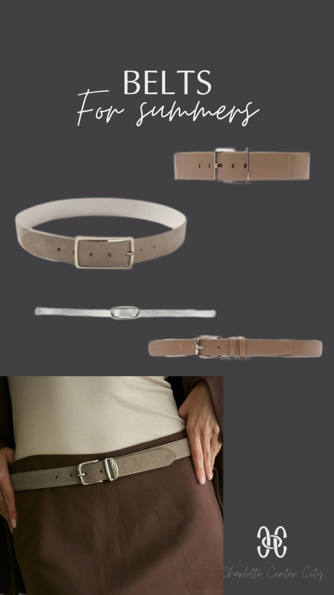 Had a request for versatile belts for summers! Here are some great neutral belts that would work with just about any summer color.