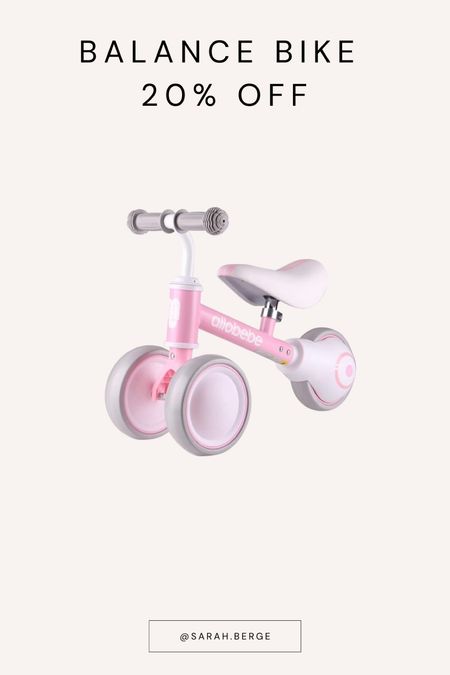 Tay loves this balance bike! Would make such a fun Christmas present for 2 year olds! 

#LTKGiftGuide #LTKCyberWeek #LTKkids